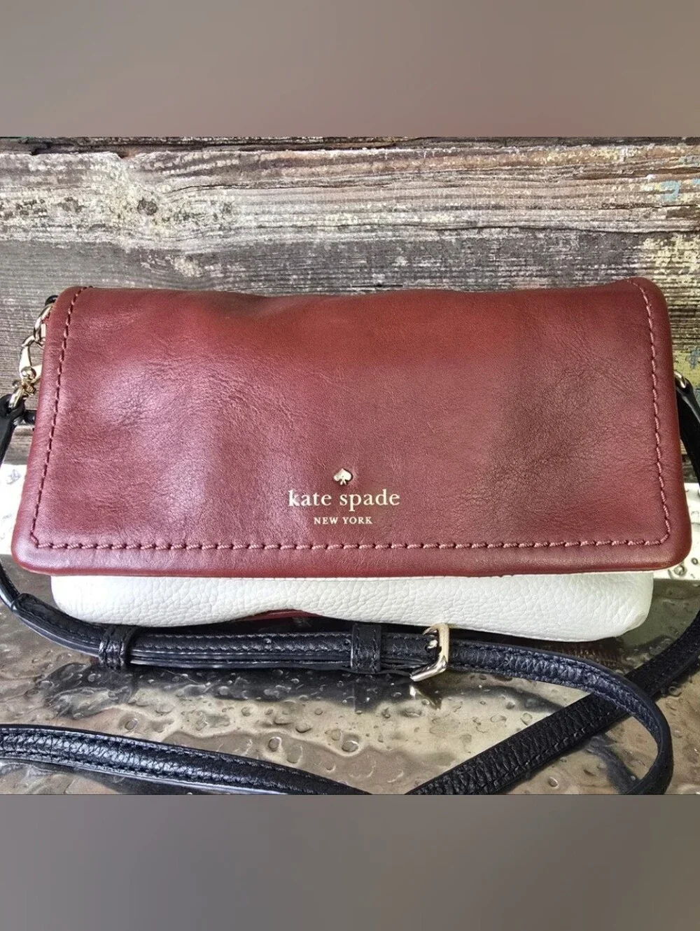 Kate Spade Cobble Hill Taryn Colorblock Expandable Leather Crossbody